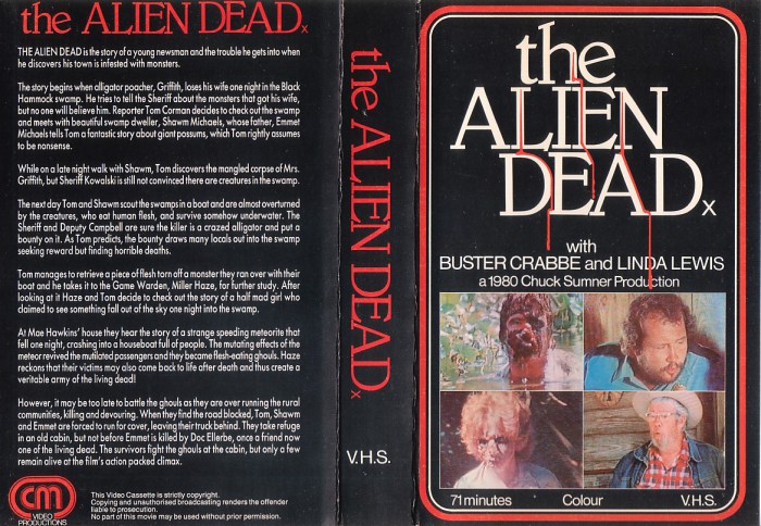 THE ALIEN DEAD UK pre-cert